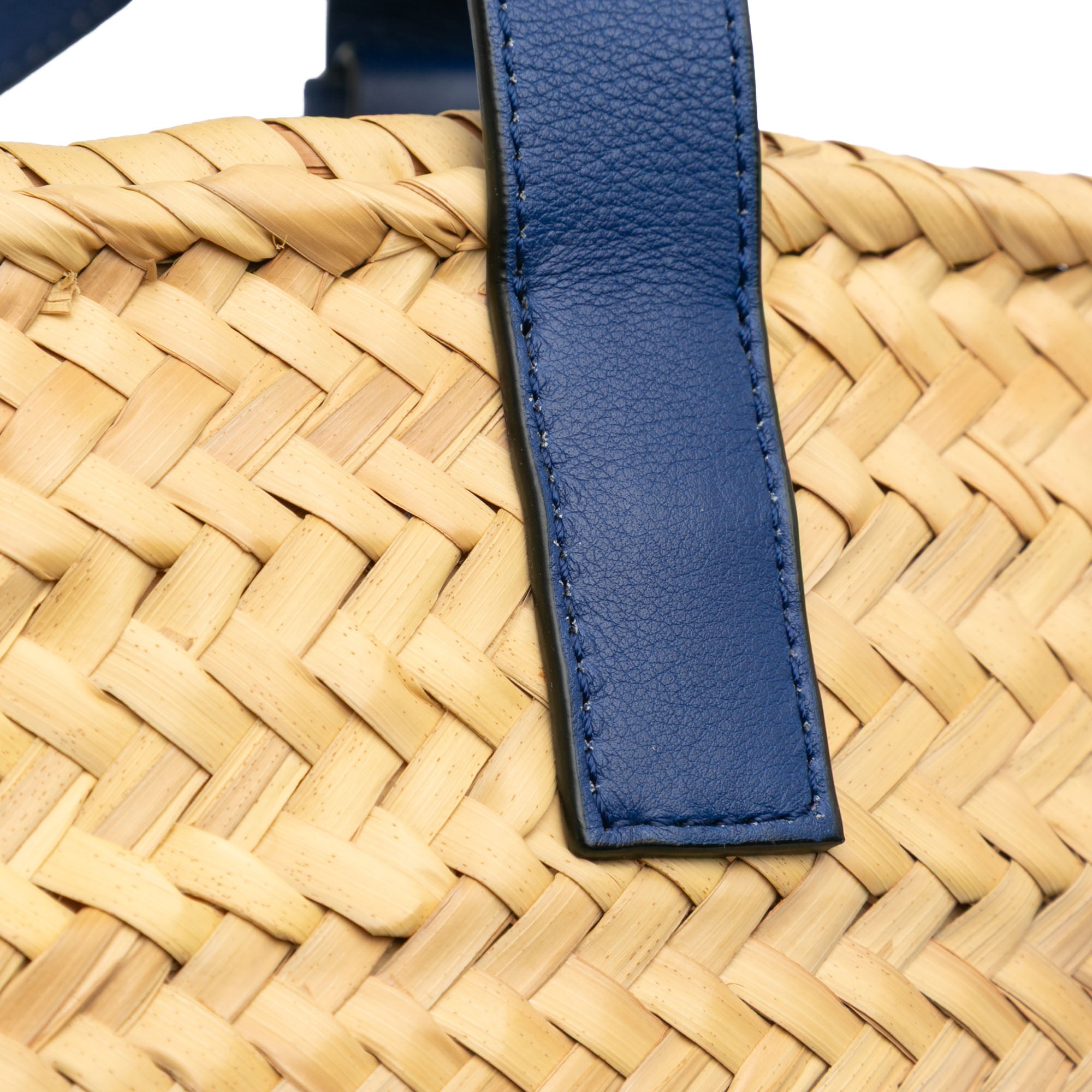 Small Raffia Basket Tote