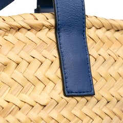 Small Raffia Basket Tote