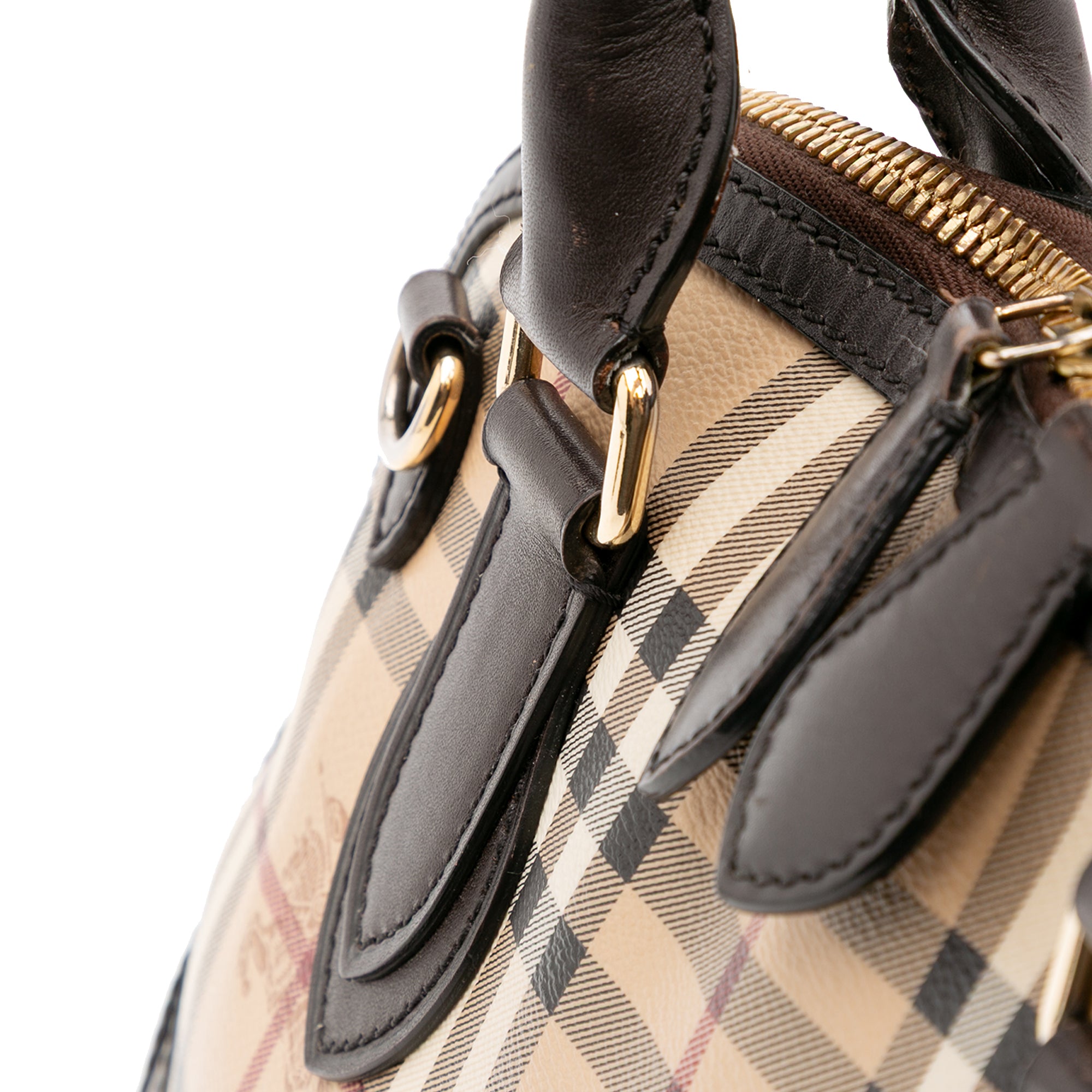 Small Haymarket Check Coated Canvas Orchard Bowling Bag