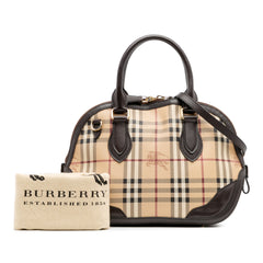 Small Haymarket Check Coated Canvas Orchard Bowling Bag