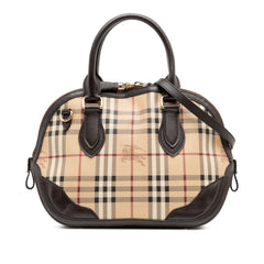 Small Haymarket Check Coated Canvas Orchard Bowling Bag