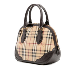 Small Haymarket Check Coated Canvas Orchard Bowling Bag