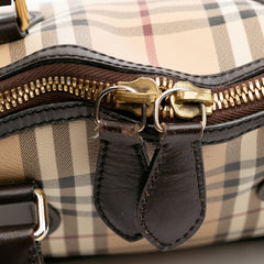 Small Haymarket Check Coated Canvas Orchard Bowling Bag