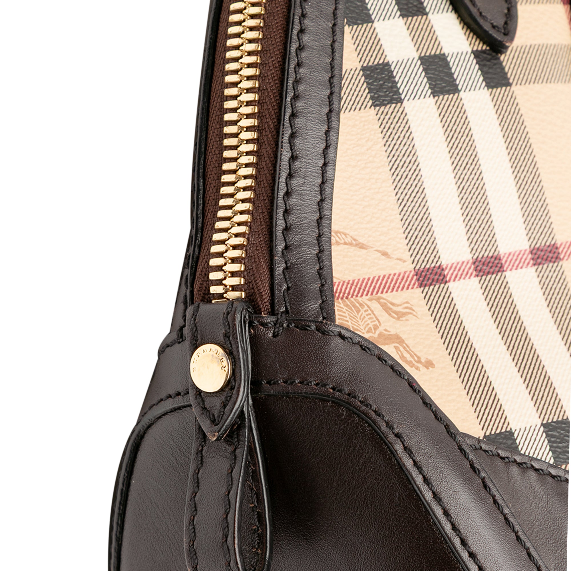 Small Haymarket Check Coated Canvas Orchard Bowling Bag