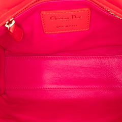 Mini Bicolor Lambskin Cannage Lady Dior