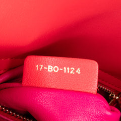 Mini Bicolor Lambskin Cannage Lady Dior