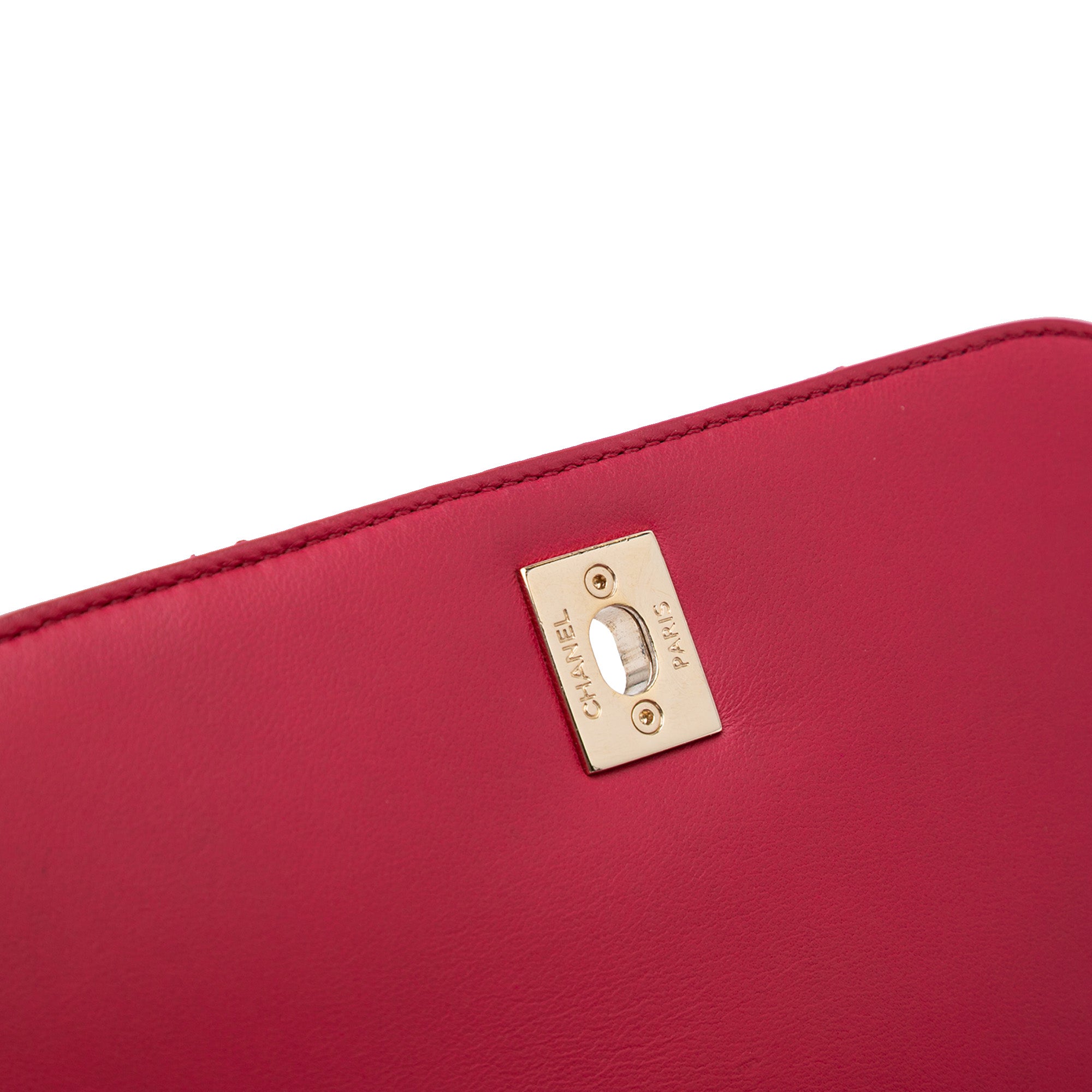 Mini Quilted Lambskin Carry Chic Flap