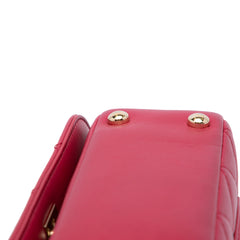Mini Quilted Lambskin Carry Chic Flap