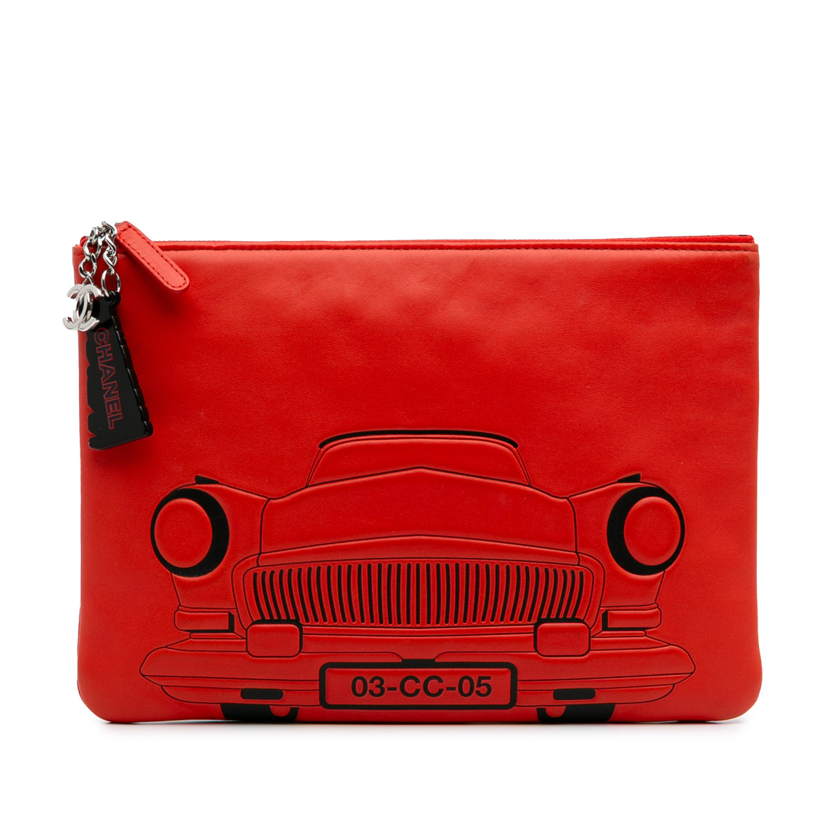 Medium Printed Lambskin Cuba La Habana O Case Clutch
