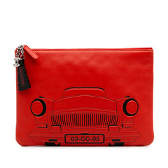 Medium Printed Lambskin Cuba La Habana O Case Clutch