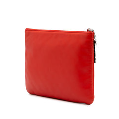 Medium Printed Lambskin Cuba La Habana O Case Clutch