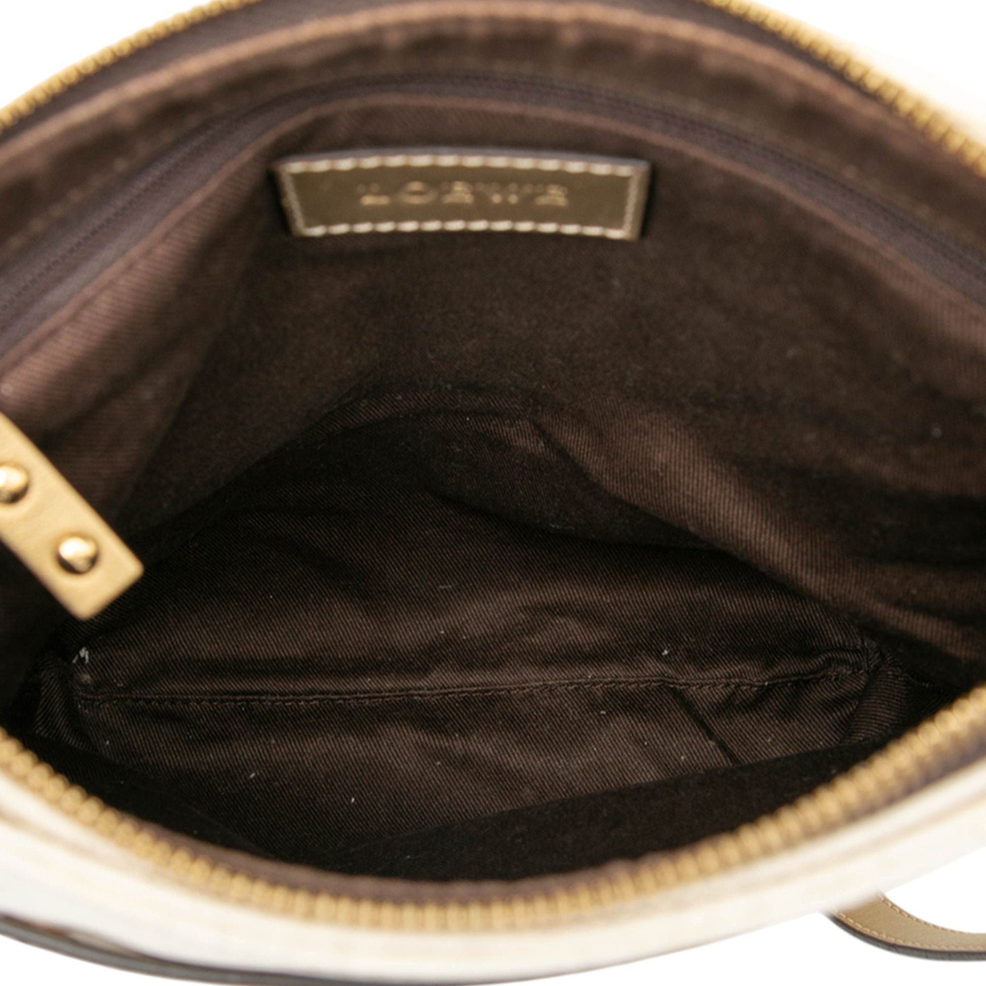 Anagram Coated Canvas Crossbody