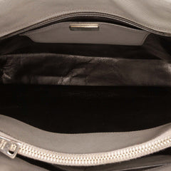 Saffiano Cuir Turnlock Twin Satchel