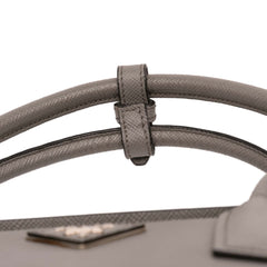 Saffiano Cuir Turnlock Twin Satchel