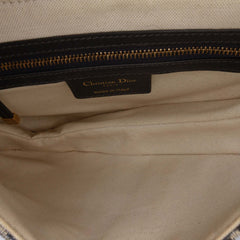 Oblique Canvas Saddle Bag