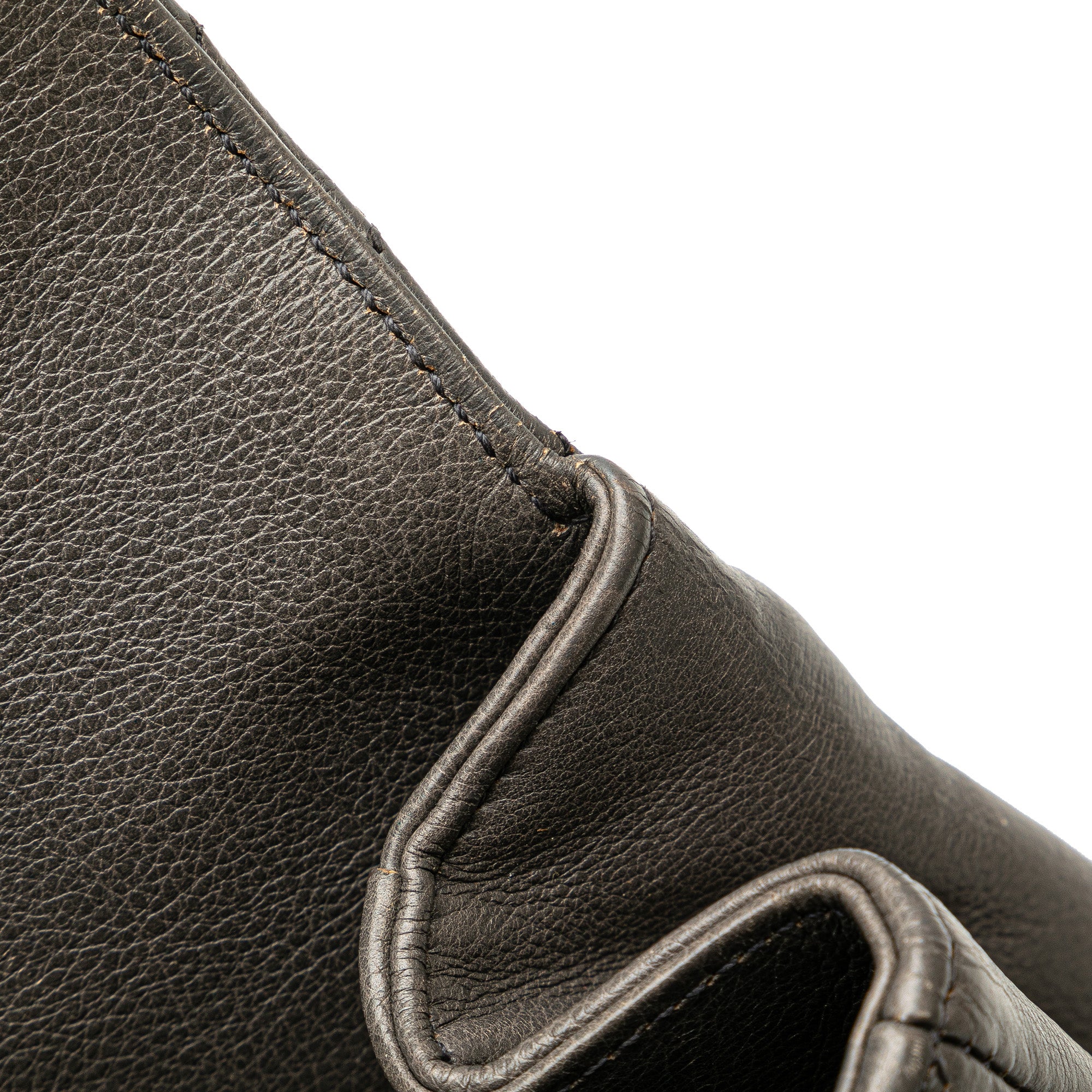 Medium Monogram Chevron Sheepskin College Satchel