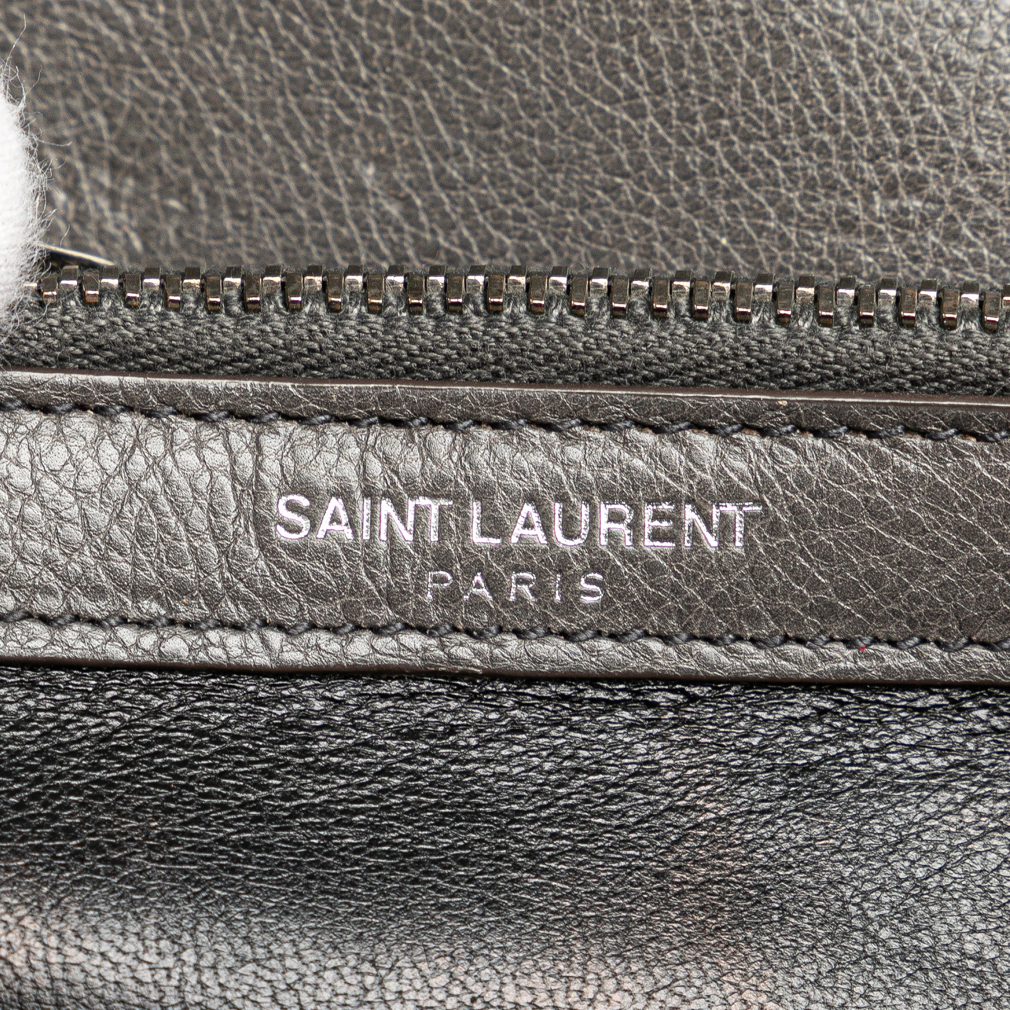 Medium Monogram Chevron Sheepskin College Satchel
