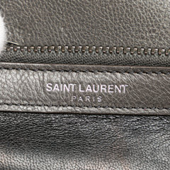Medium Monogram Chevron Sheepskin College Satchel