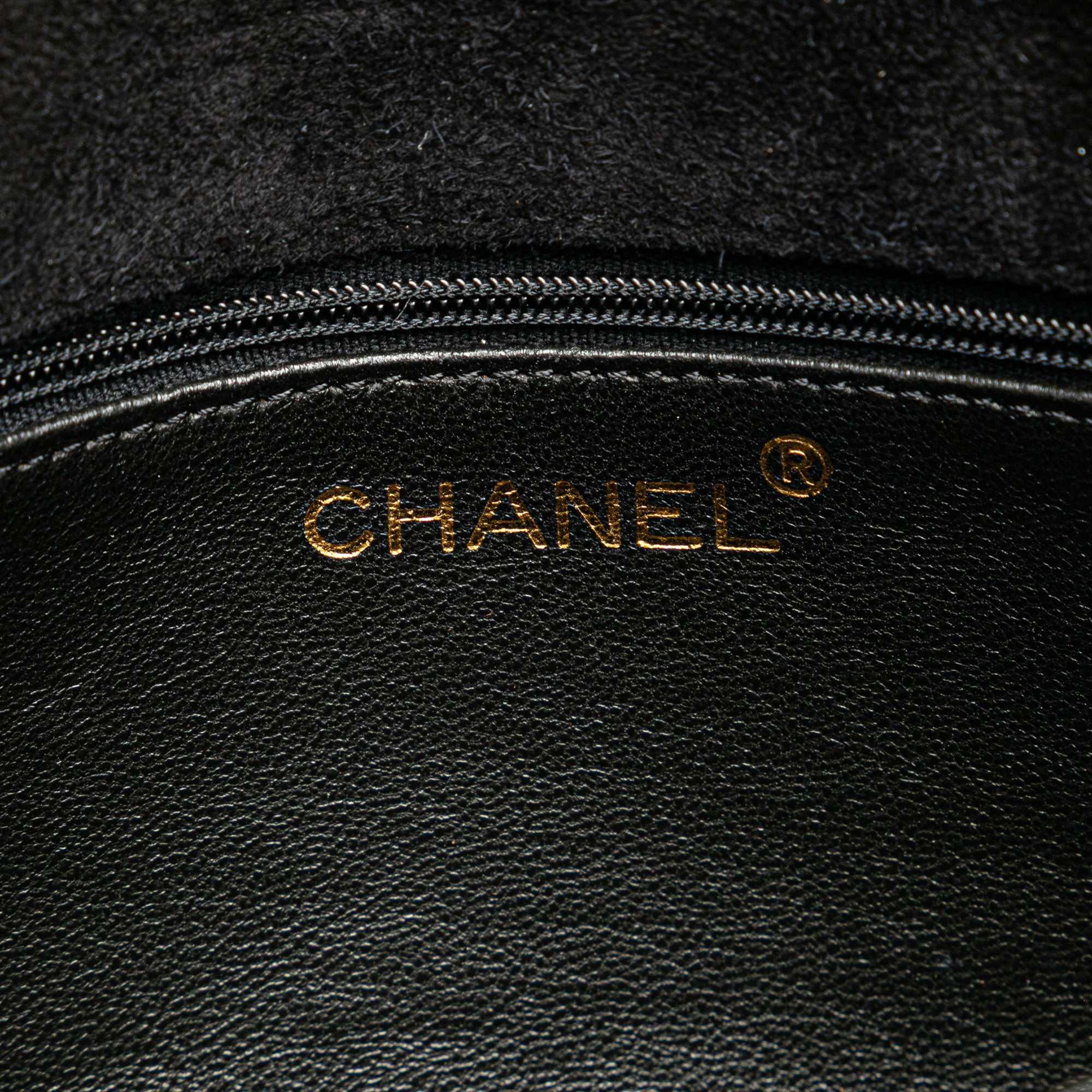 CC Quilted Suede Shoulder Bag