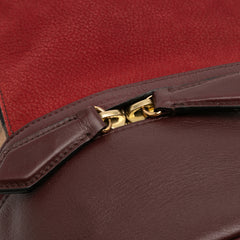 Nubuck and House Check Canvas Beckett Bucket Bag