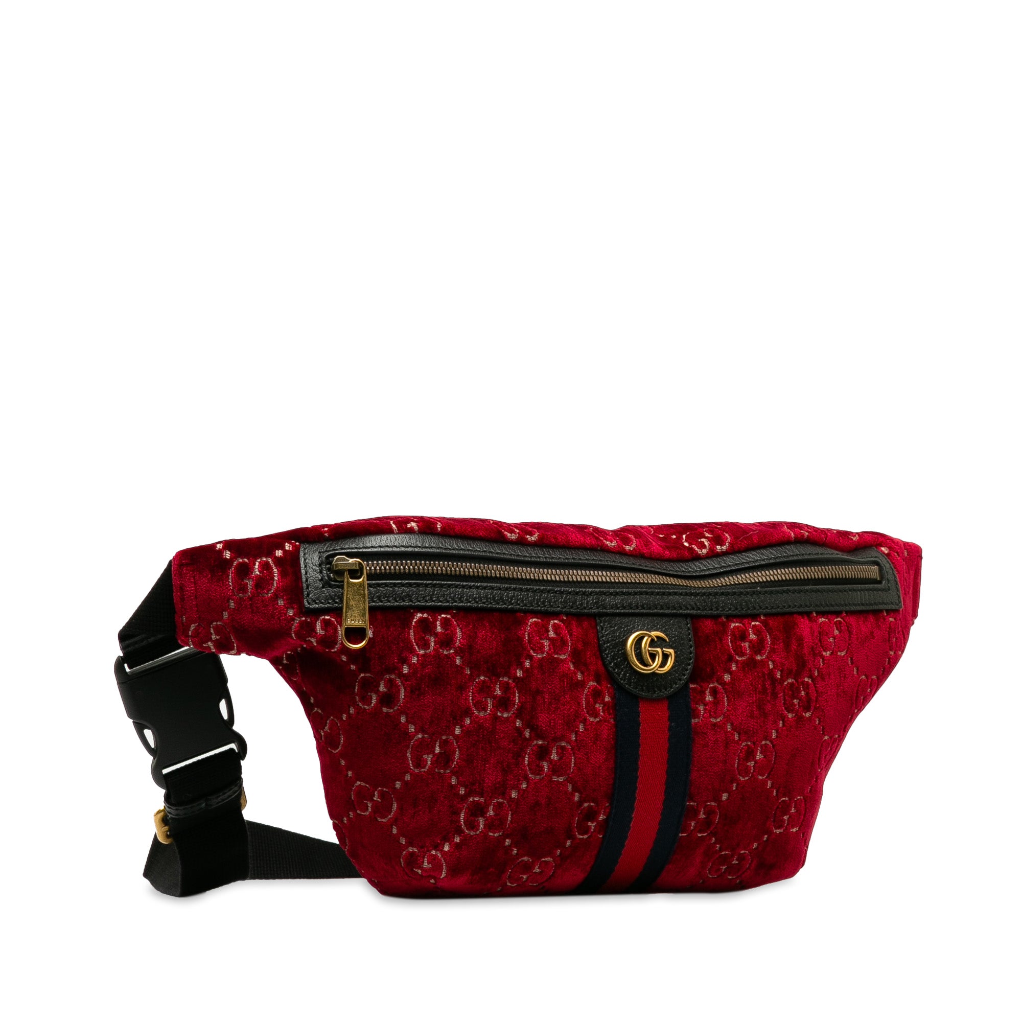 GG Velvet Ophidia Belt Bag_1