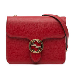 Small Dollar Calfskin Interlocking G Crossbody