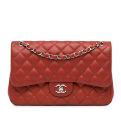 Jumbo Classic Caviar Double Flap