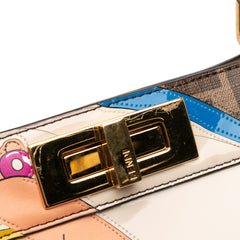 Antonio Lopez Medium Zucca Coated Canvas Peekaboo ISeeU Satchel