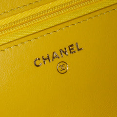Quilted Lambskin Candy Chain Wallet on Chain