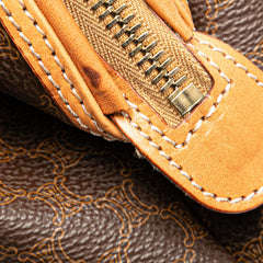 Macadam Coated Canvas Pouch