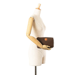 Macadam Coated Canvas Pouch