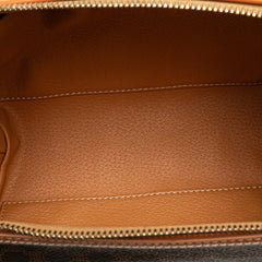 Macadam Coated Canvas Pouch