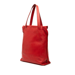 Leather Anagram Shopper Tote