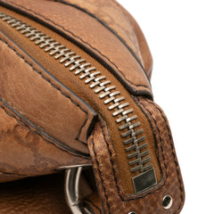 Medium Leather Bamboo Bar Tote