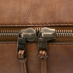 Medium Leather Bamboo Bar Tote