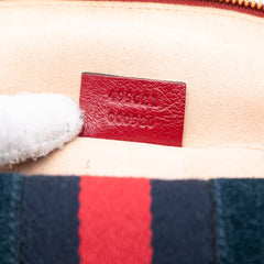 Small Suede Ophidia Dome Crossbody