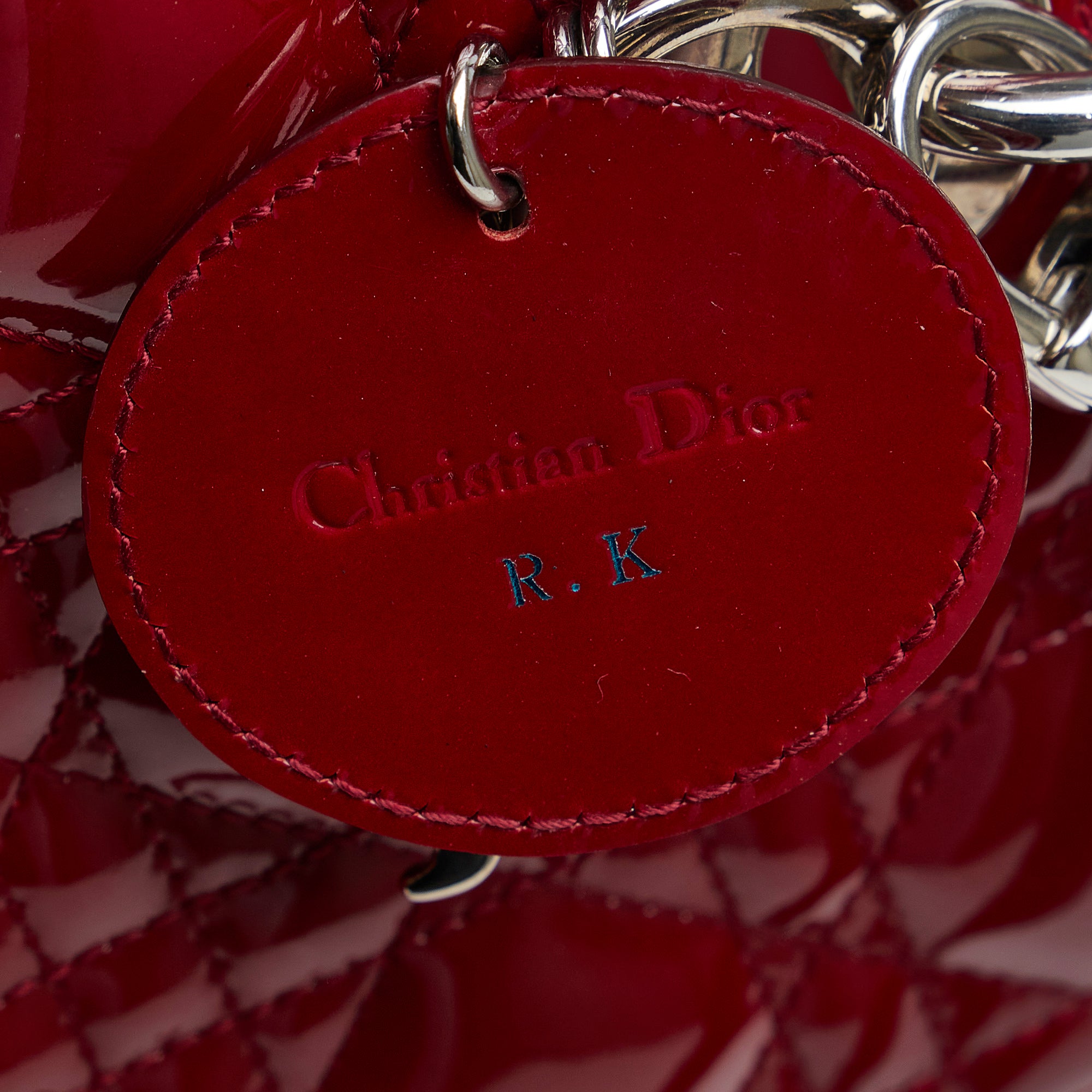 Large Patent Cannage Lady Dior_7