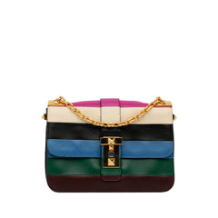 B-Rockstud Striped Shoulder Bag_2