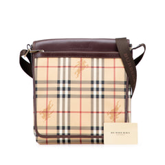 Haymarket Check Coated Canvas Crossbody