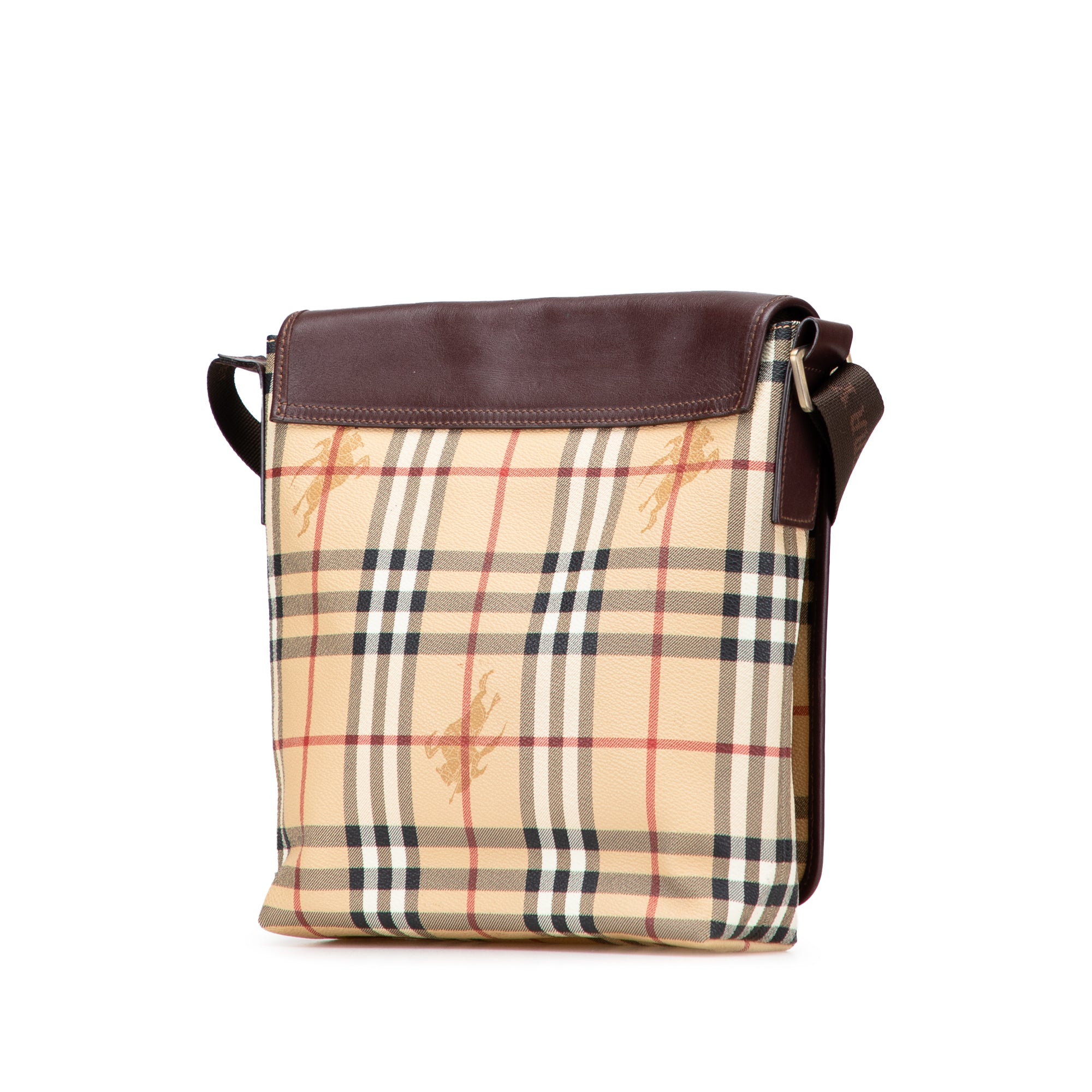 Haymarket Check Coated Canvas Crossbody