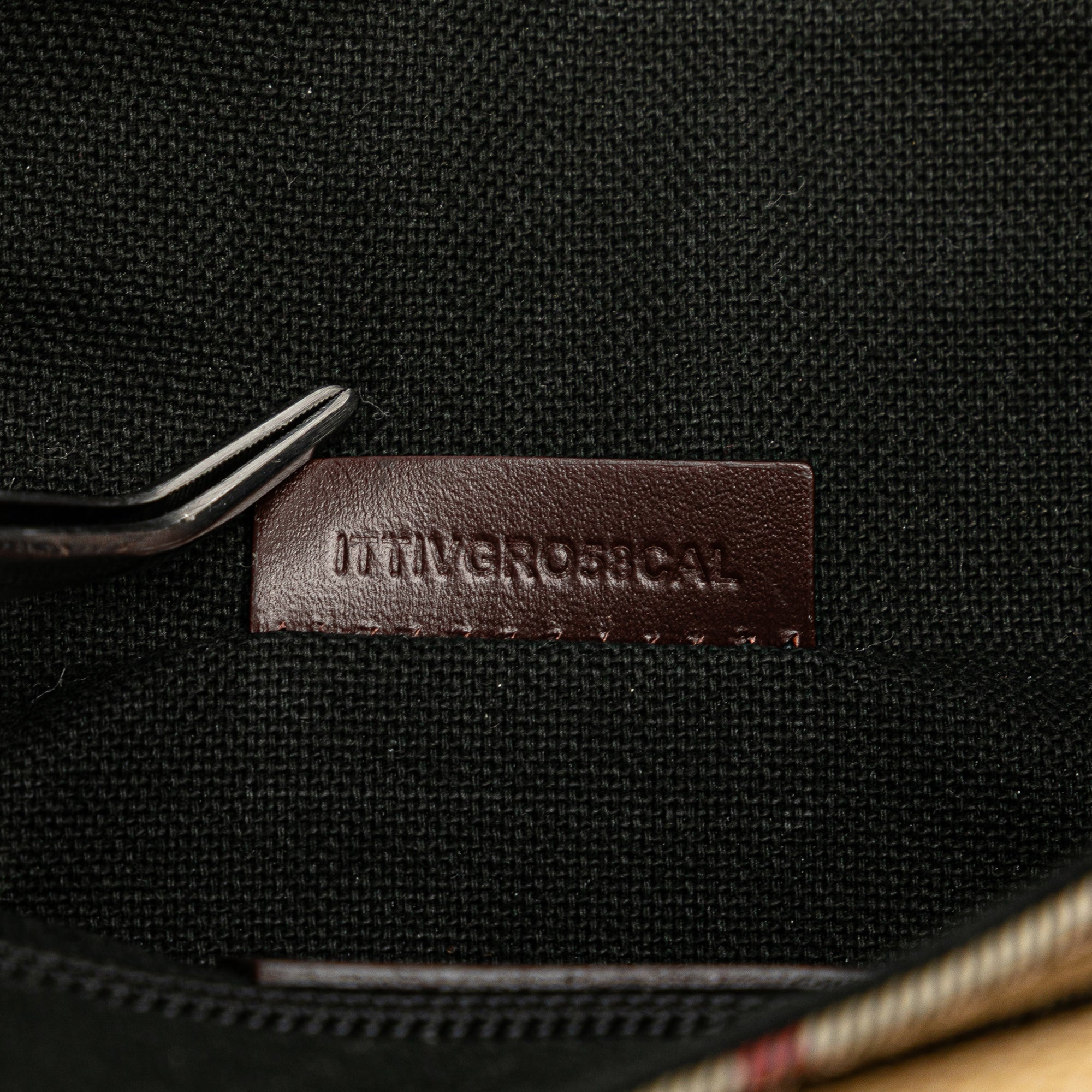 Haymarket Check Coated Canvas Crossbody