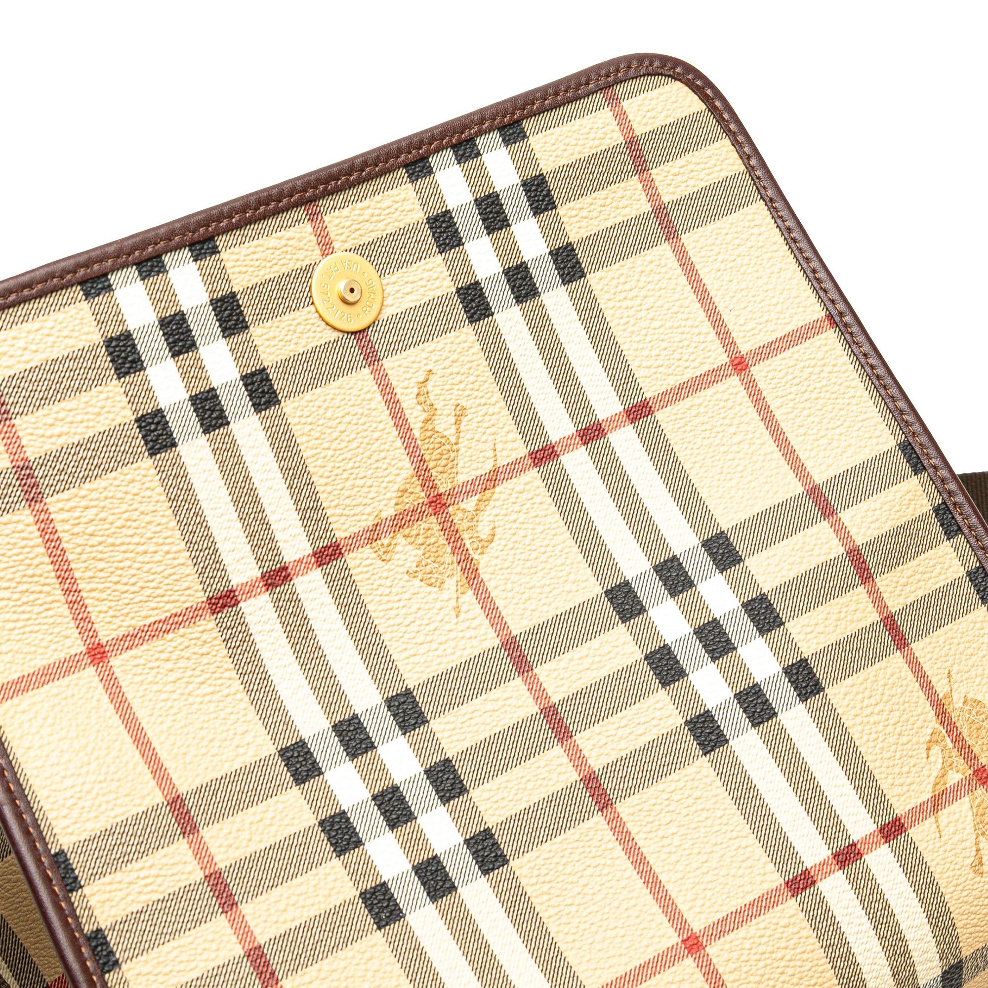 Haymarket Check Coated Canvas Crossbody