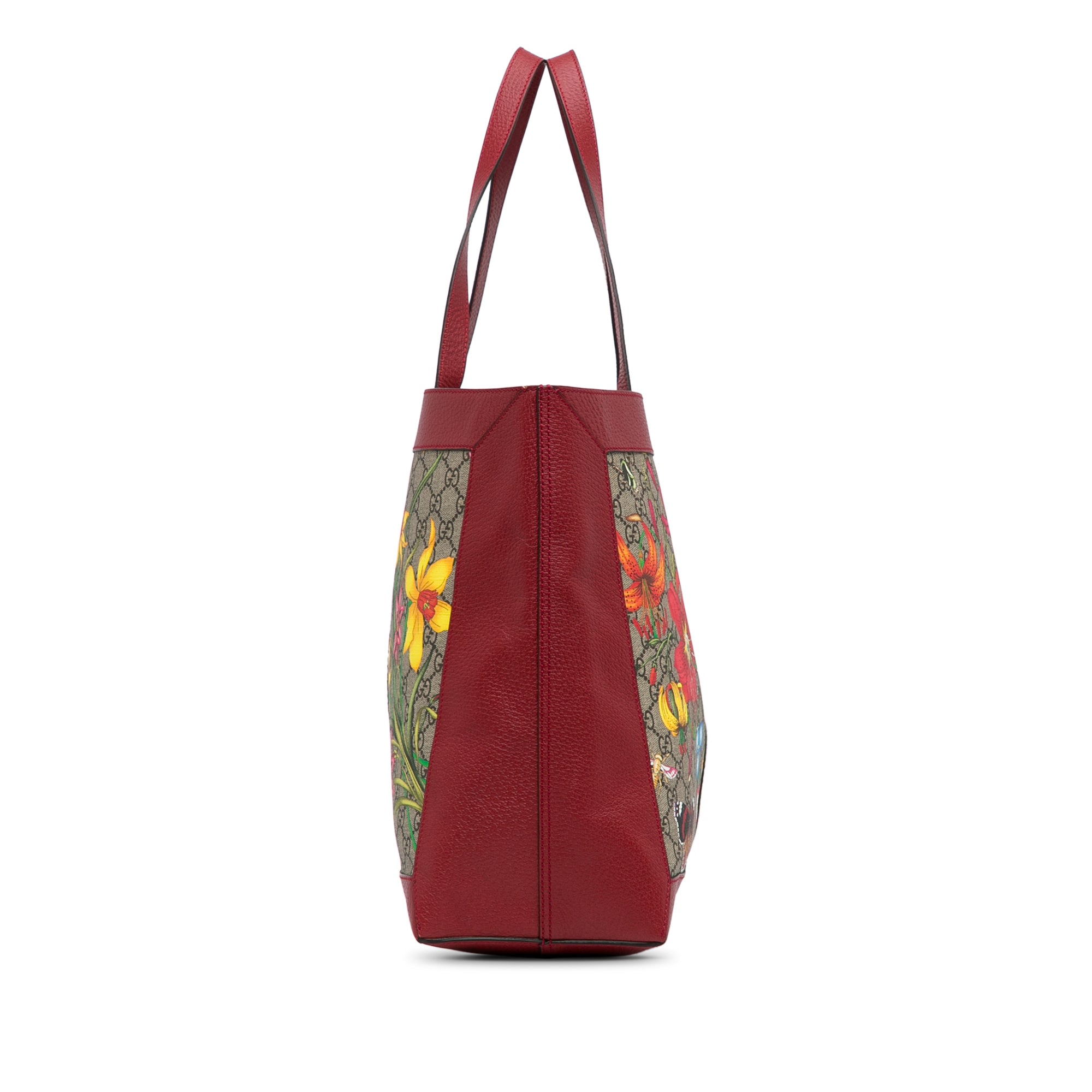 Medium GG Supreme Flora Soft Ophidia East West Tote_3