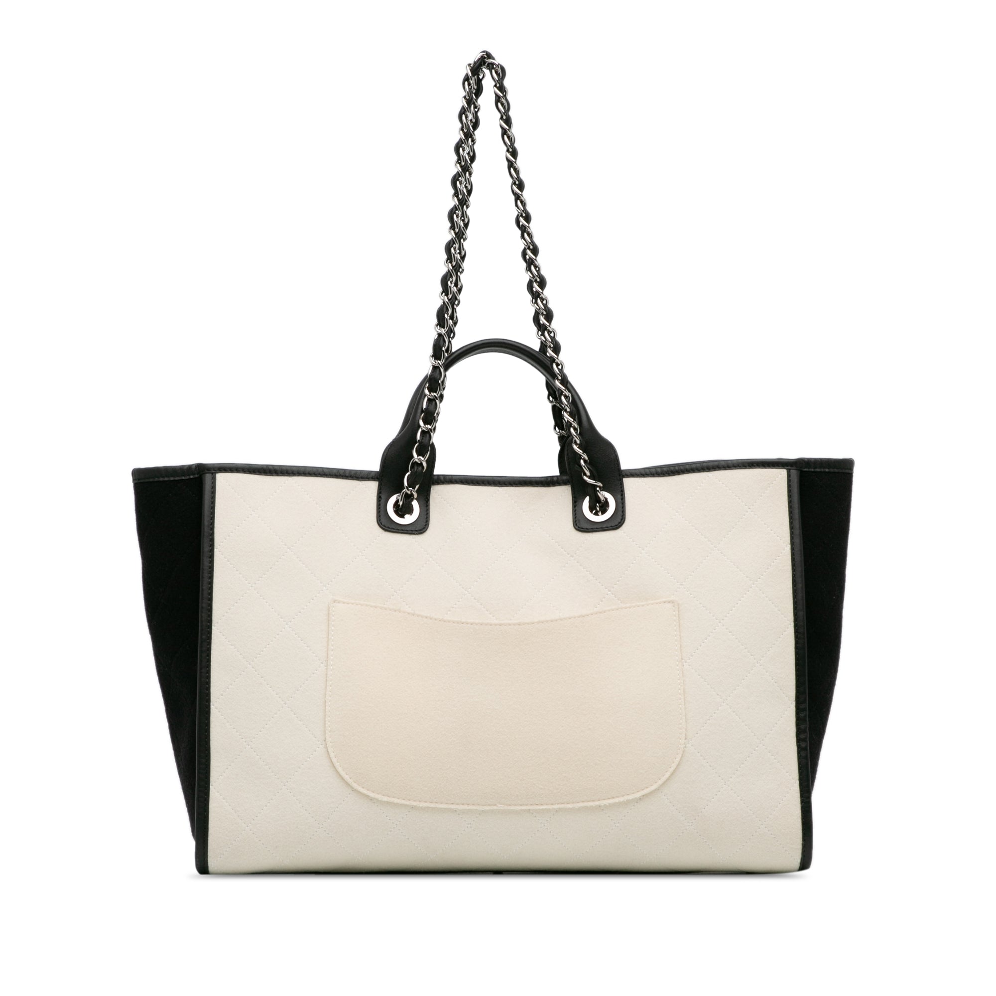 Large Wool Felt Deauville Tote_2