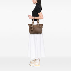Medium GG Canvas Icon Bit Tote