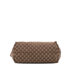 Medium GG Canvas Icon Bit Tote