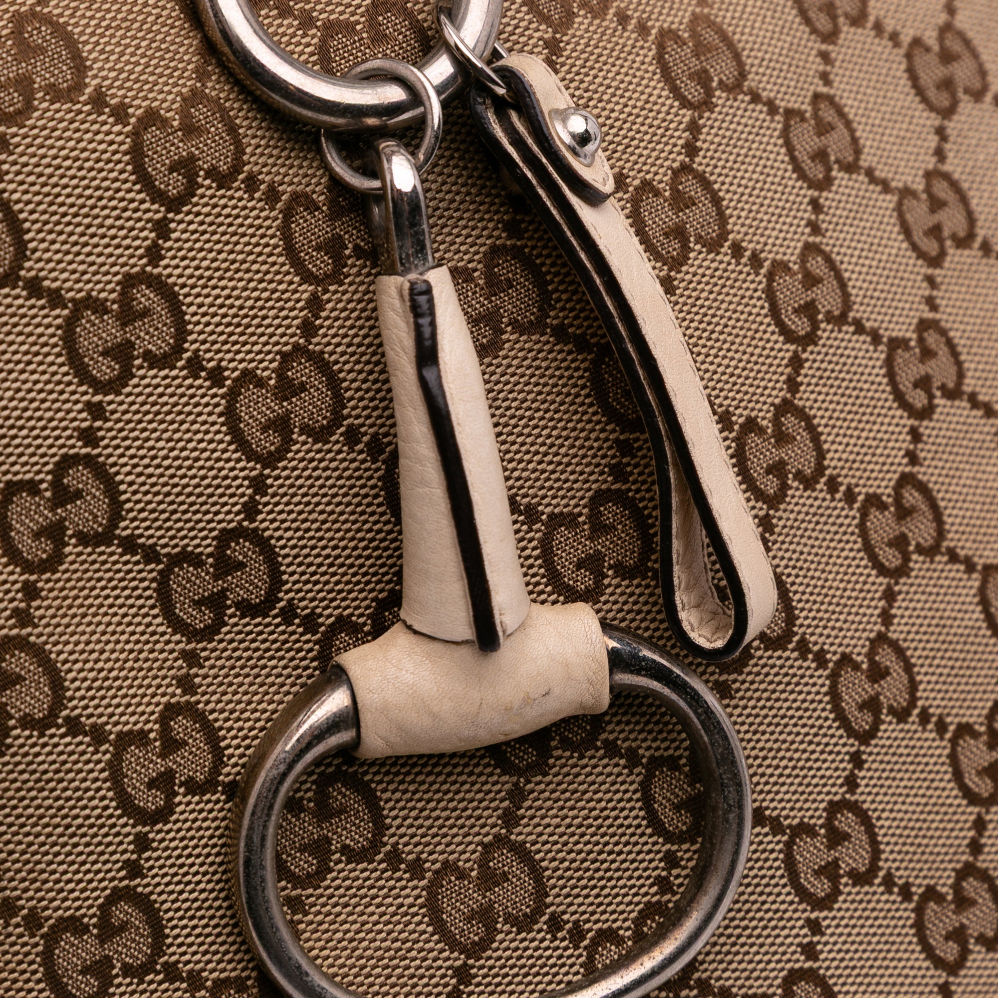 Medium GG Canvas Icon Bit Tote