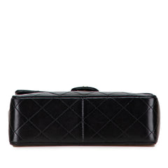 Small Square Quilted Lambskin Flap