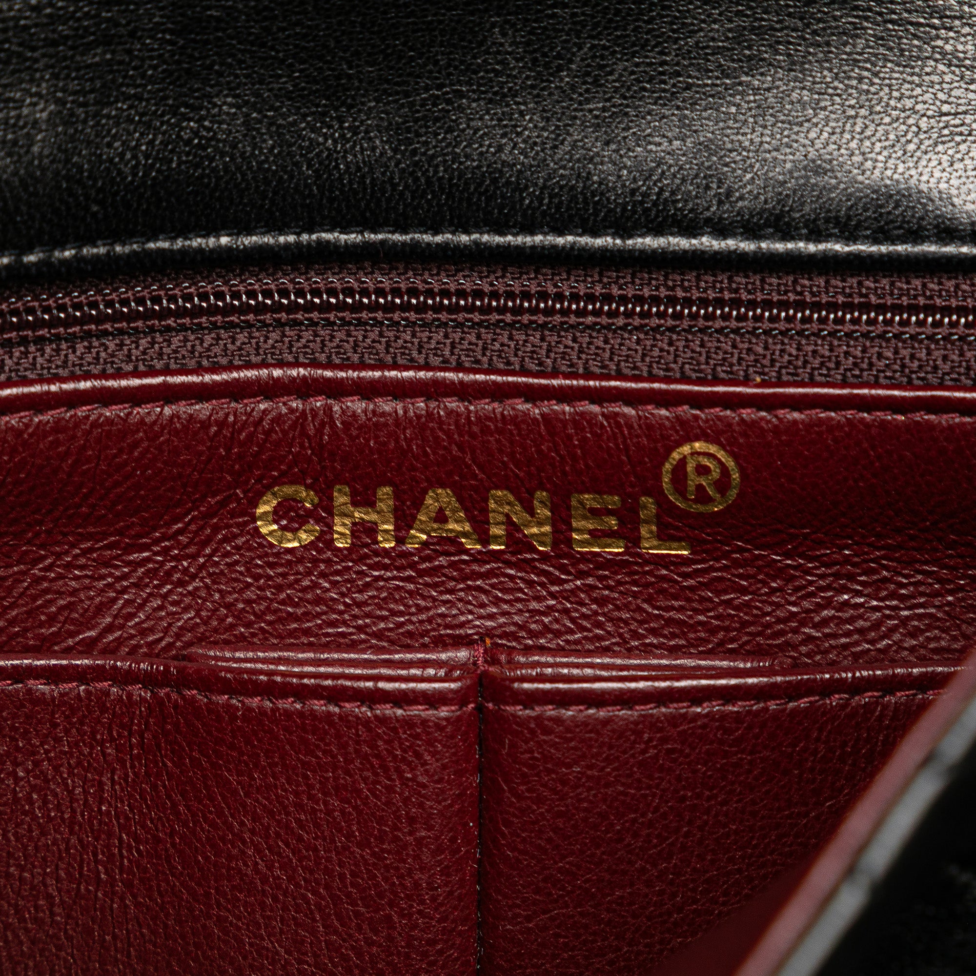 Small Square Quilted Lambskin Flap