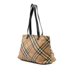 Supernova Check Wool Tote